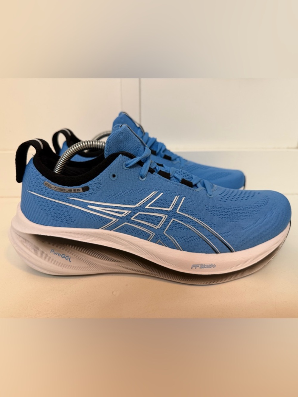 Asics Gel Nimbus 26 Waterscape Blue White Running Shoes Men’s Size 10